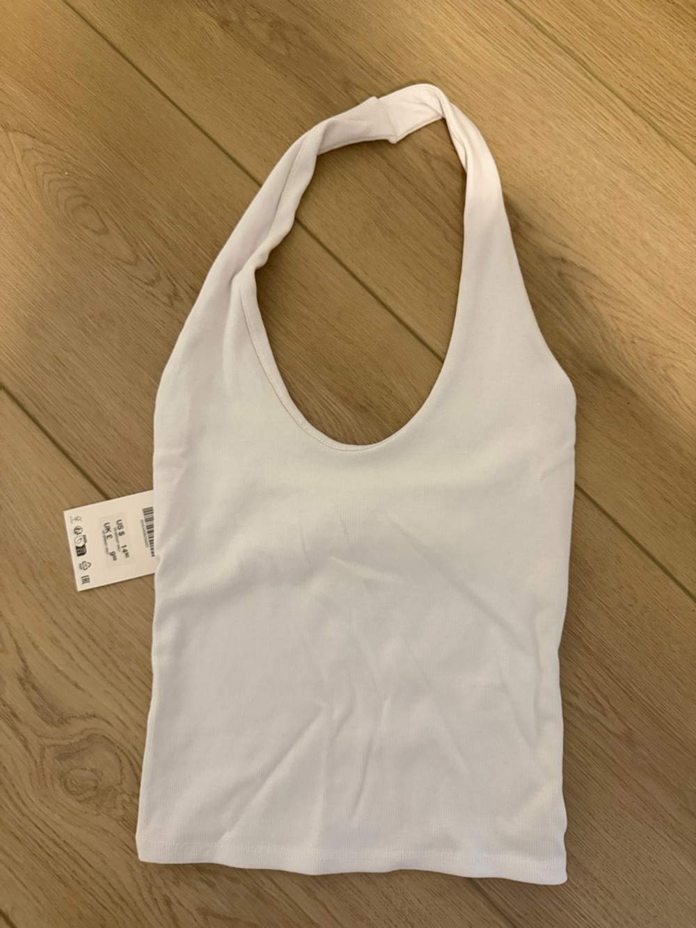 Zara NWT Women’s White Halter Tank Top